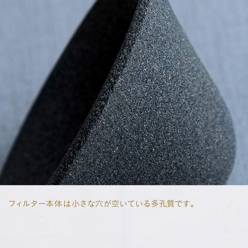 【日米で特許取得:水の分子を小さくして円やかに仕上がる】有田焼セラフィルター　